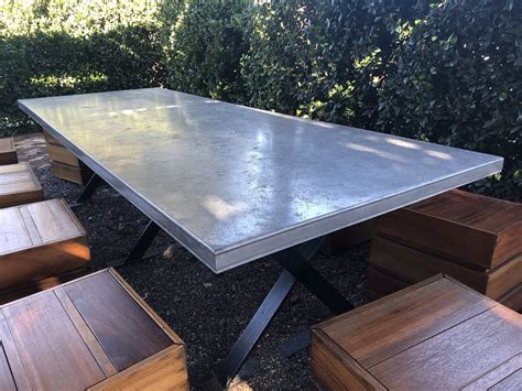 zinc table top ideas